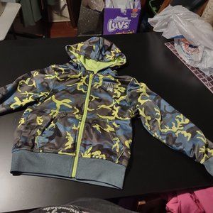 Boys Small Nike Camo Zip Up Hoodie Jacket